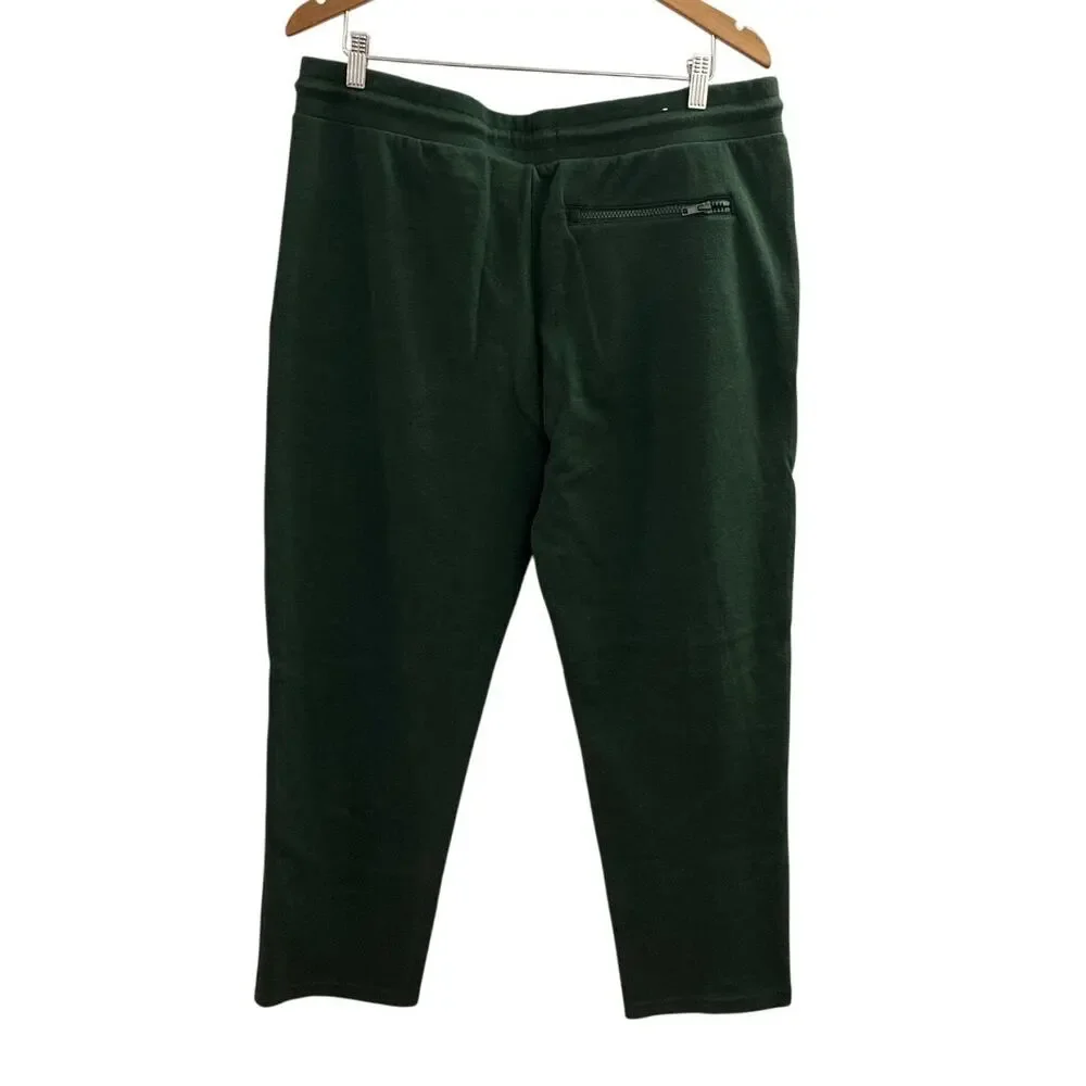 Goodfellow & Co Green Lounge Pants Sweatpants Zip Pockets Size Large